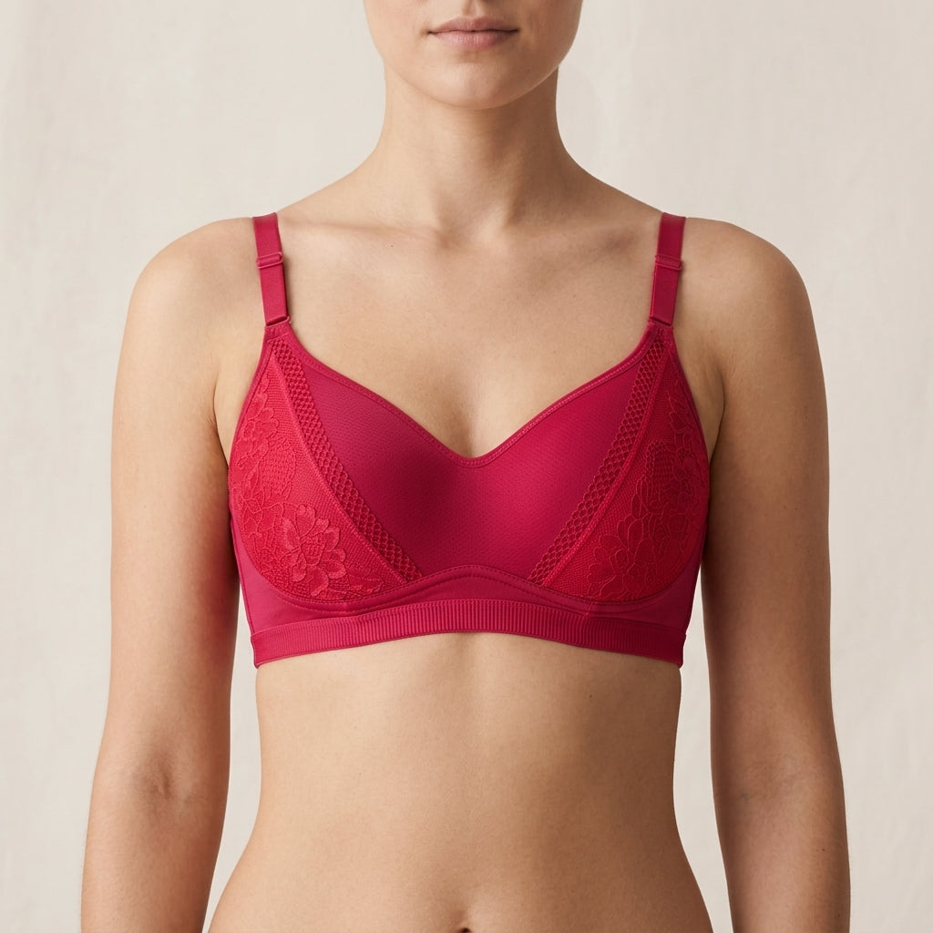 Women’s Floral Lace Bra – Comfortable Everyday Bra