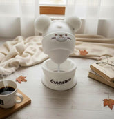 Kids Bear Pom-Pom Winter Cap & Neck Warmer Set