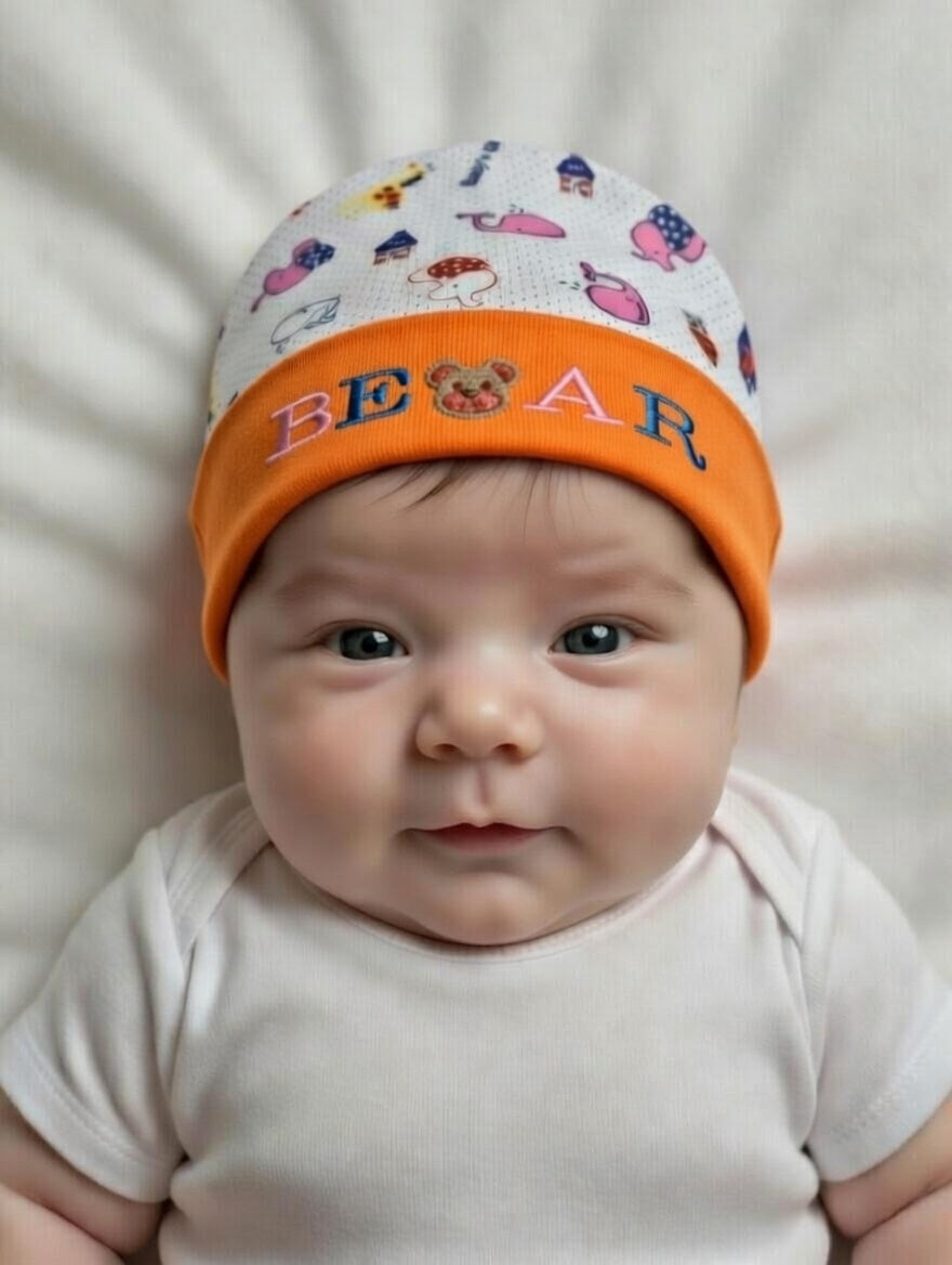 Newborn Baby Cap – Soft & Comfortable