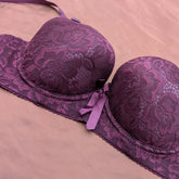 Deep Cup Wired Single Padded Bridal Bra Set