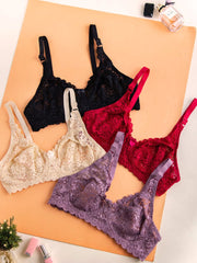 Soft Cotton Net Bra For Summers