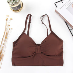 Seamless Knot Padded Bra Free Size 30-38