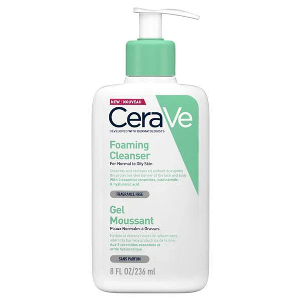 CeraVe Foaming Cleanser Gel Moussant 236ml