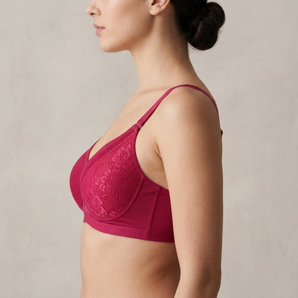 Women’s Floral Lace Bra – Comfortable Everyday Bra