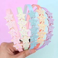 Star Shaped Glittered Headbands