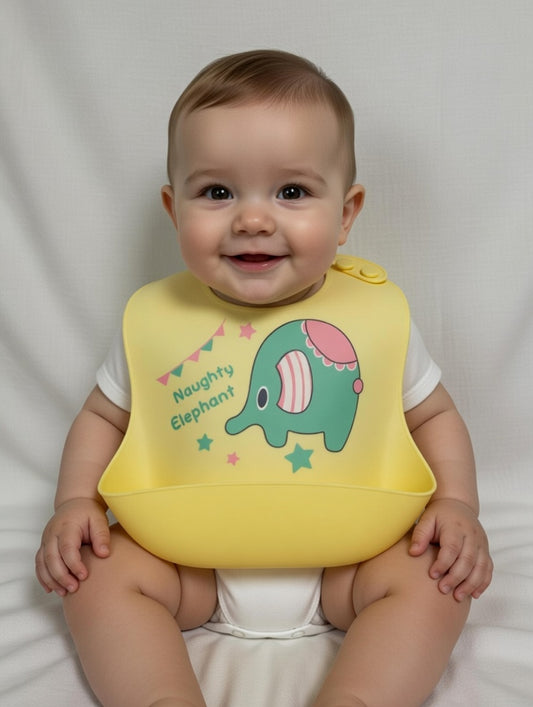 Mess-Free Mealtime Silicone Bibs 🍽️👶