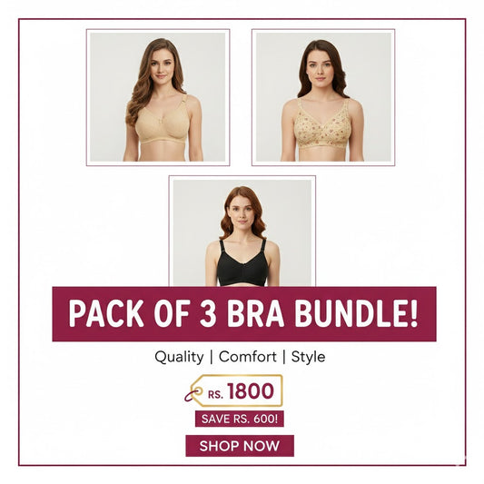 Soft Premium 3-pack Bra bundle - Ultimate Comfort Everyday